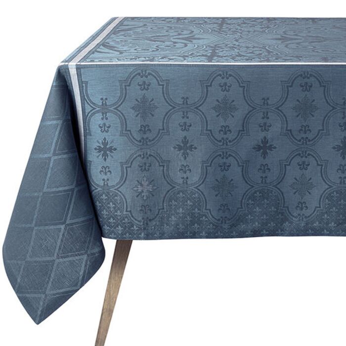 Le Jacquard Francais Armoiries Blue Tablecloth 69X126
