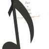 Stevie Streck Musical Note Greeting Card