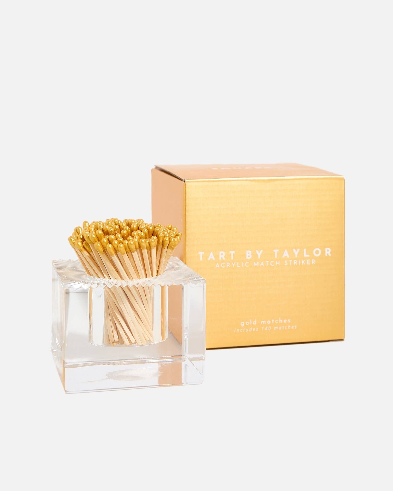 Tart By Taylor - Square Match Striker | Gold Matches