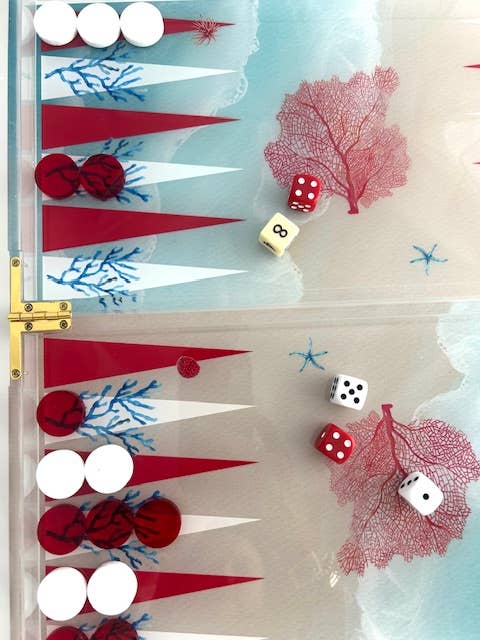 Maven Home - Game - Backgammon - Coral