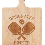Artisan Maple Paddle Board | Designated Dinker | 9" x 6"