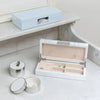 Addison Ross Powder Blue & Silver Small Storage Box