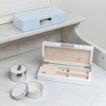 Addison Ross Powder Blue & Silver Small Storage Box