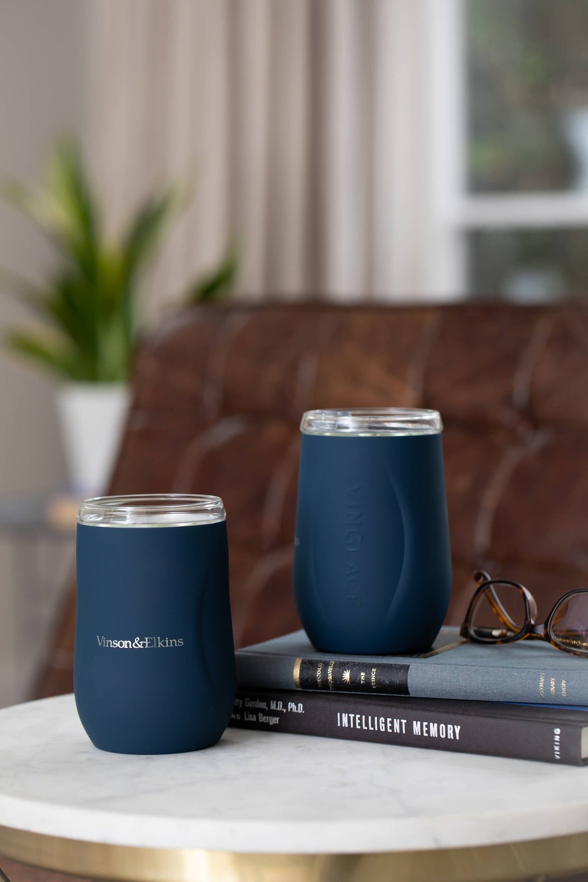 Vinglacé - Navy Glass Lined Wine Glass