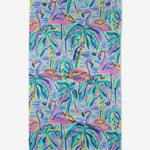 Geometry - Pink Flamingo Tea Towel