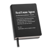 Toss Designs - Journal  (Black) - Real Estate Agent