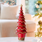 Dekorasyon Gifts  Decor - Textured Layered Neo Tree (Red/Citron)