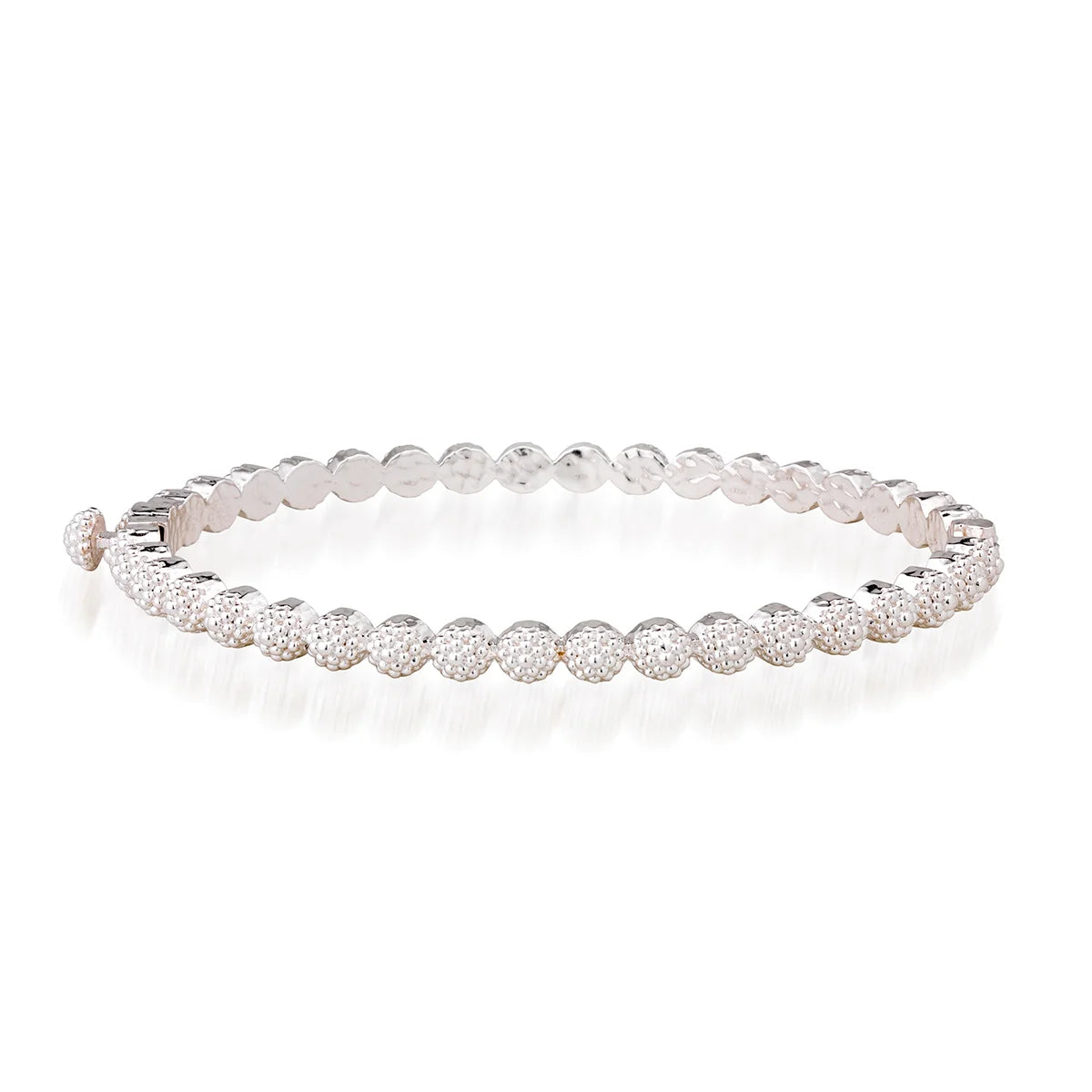 Capucine De Wulf Berry Eternity Petite Bangle, S/M ~ Silver