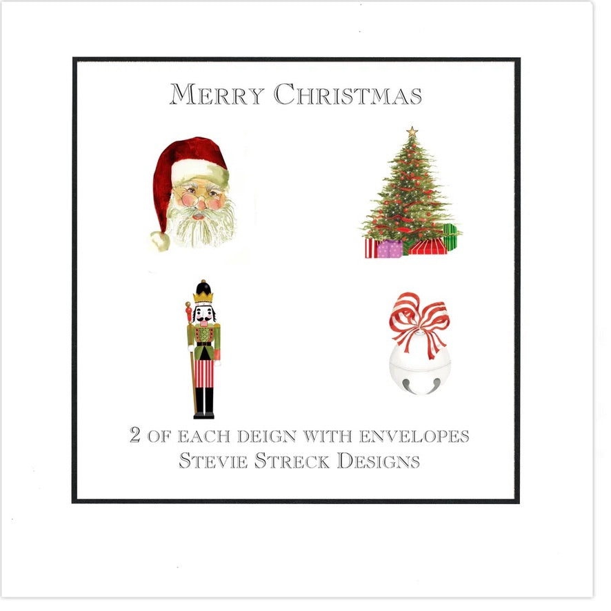 Stevie Streck Card Box - 2 each 4 designs