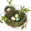 Fern & Double Birdnest with Egg 14"