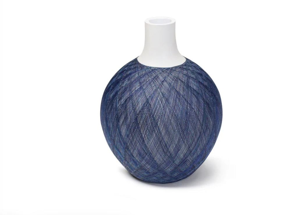 Ladorada Split Straw Marine Vase - Small – Black Tie Beach
