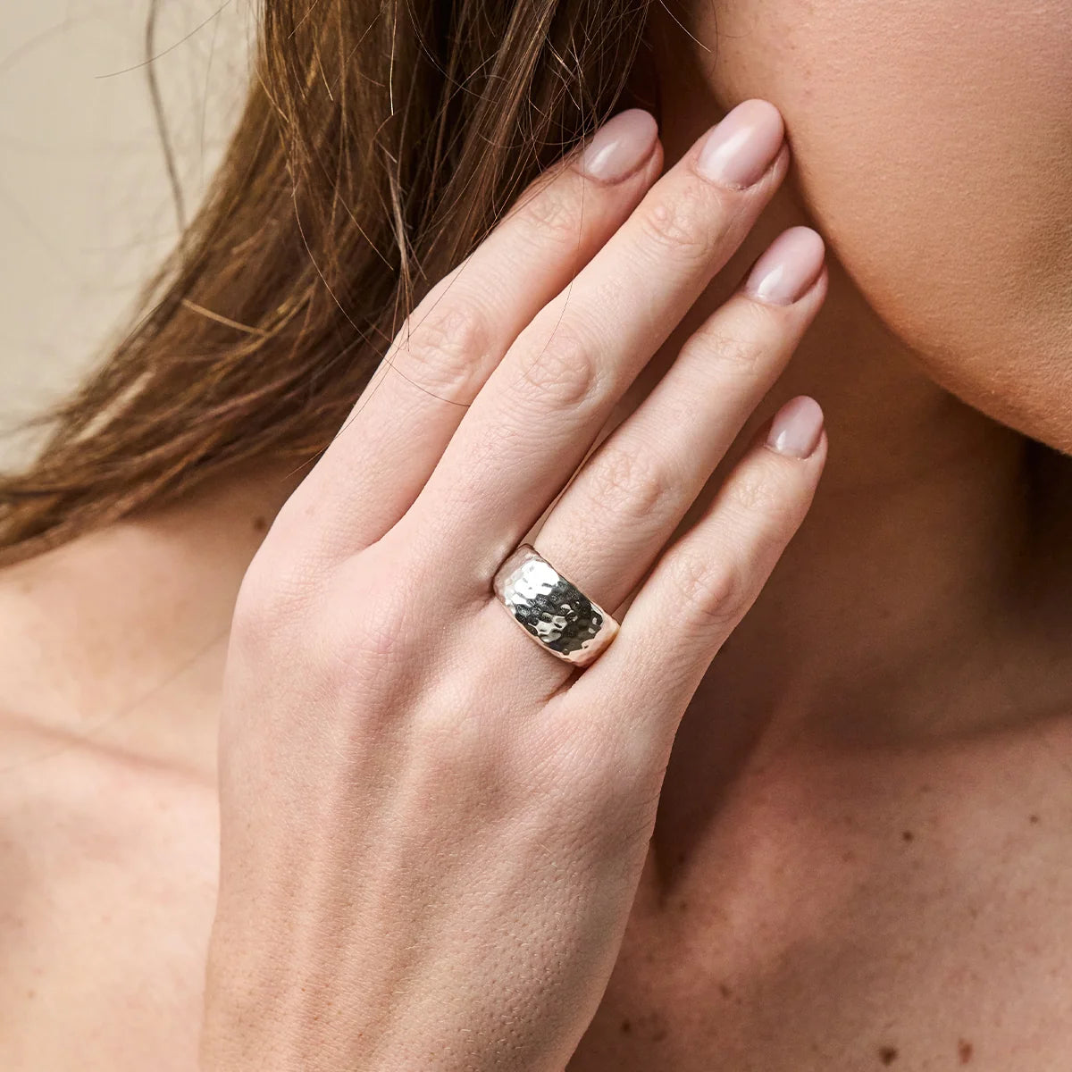 Capucine De Wulf Cleopatra Ring Band ~ Silver