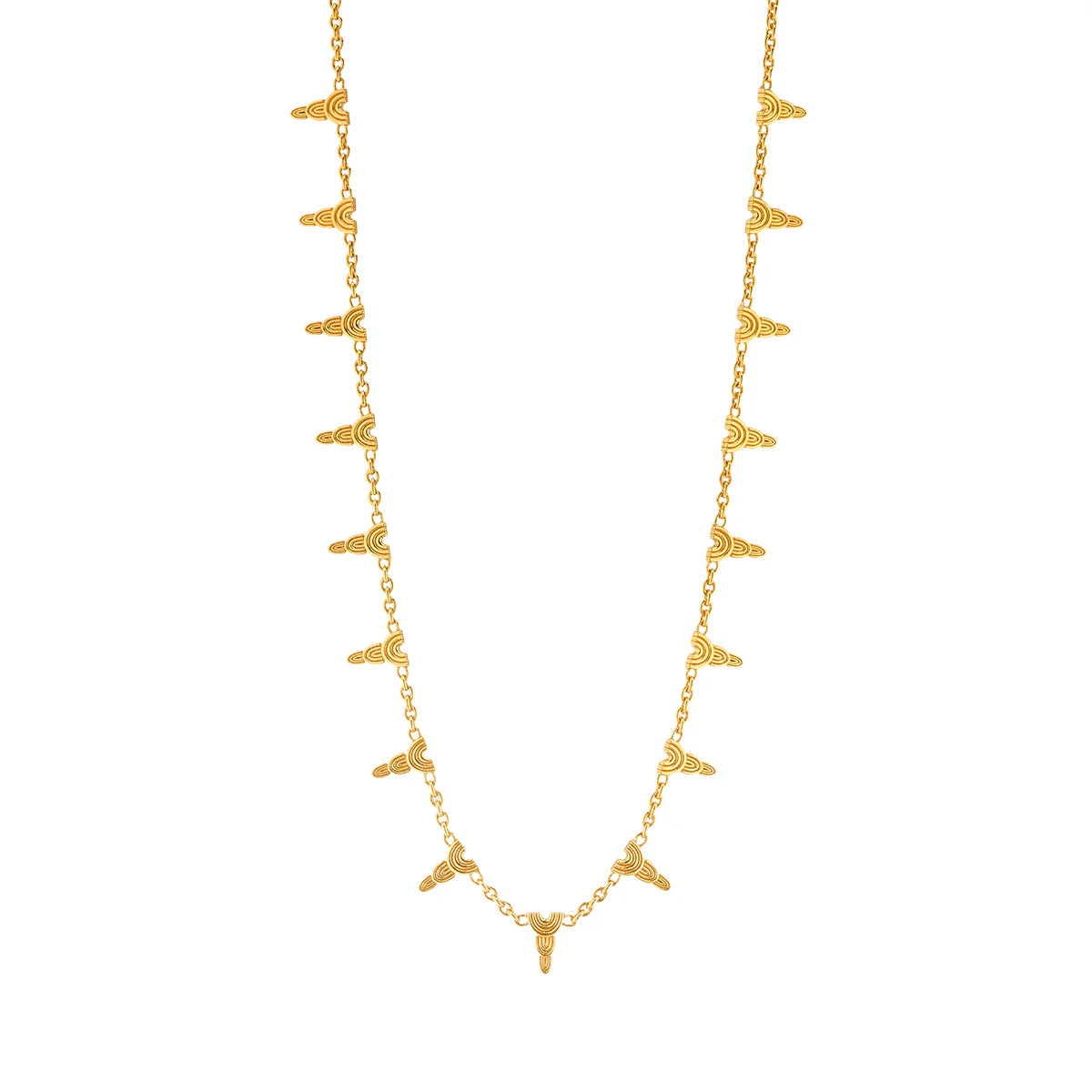 Capucine De Wulf Ra Gem Necklace - Gold