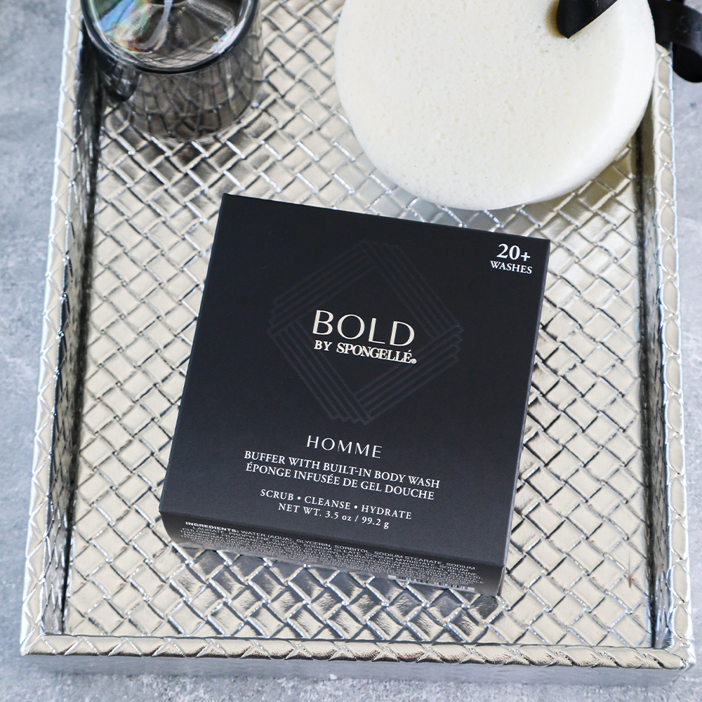 Spongellé - 20+ Men's Bold Buffer | Men's Homme Collection | Men's Gifts