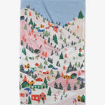 Geometry - Winter Holiday Tea Towel