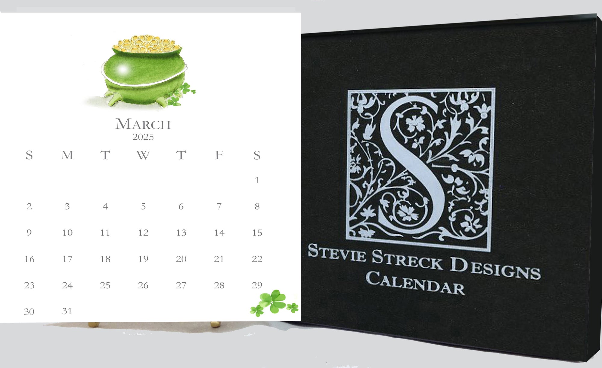 Stevie Streck Designs - 2025 Desk Calendar Refill