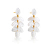 Capucine De Wulf Mermaid Garden Vine Drop Earrings - MOP