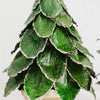 Potted Butterfly Leaf Cone Tree (Green/Gold)