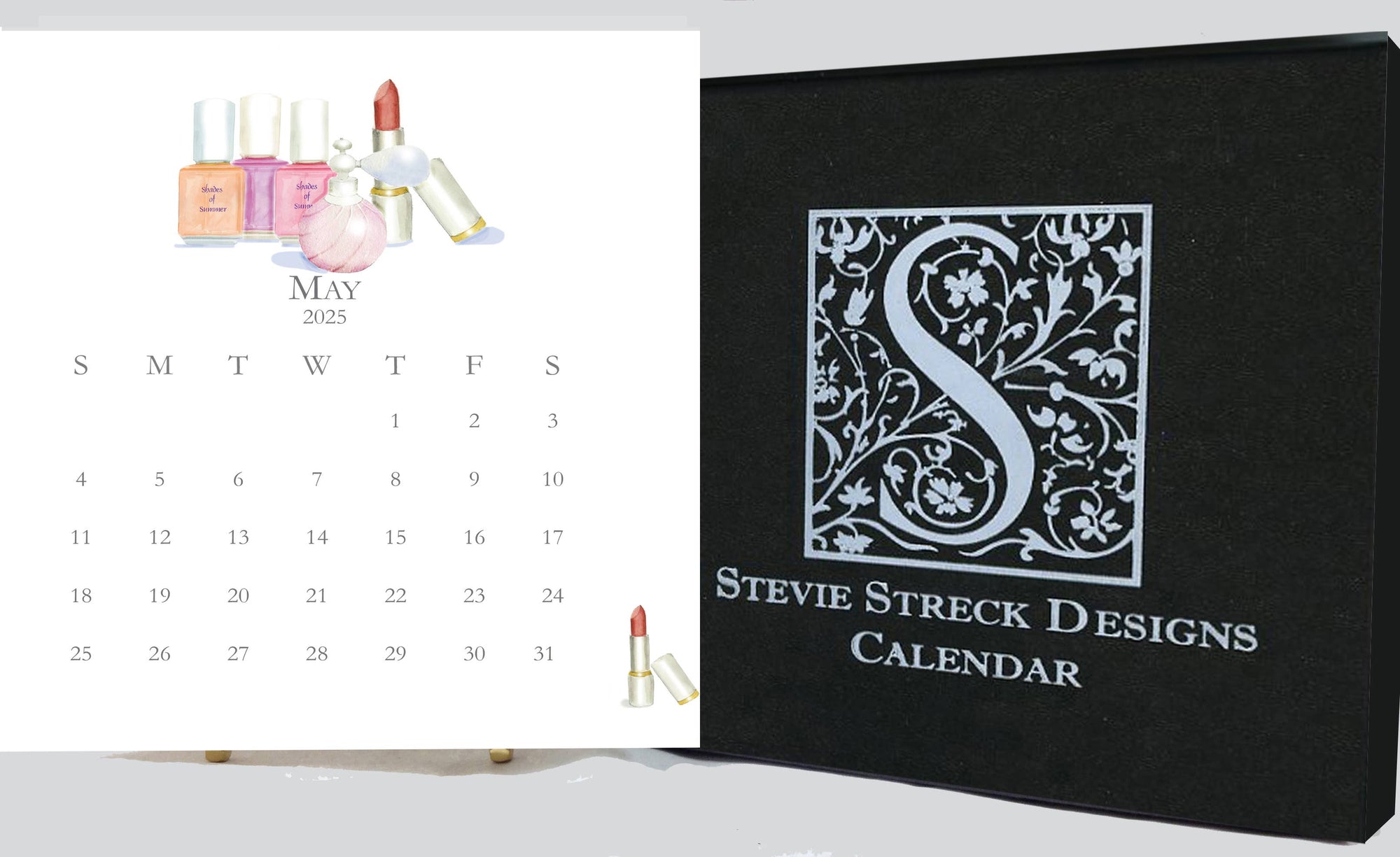 Stevie Streck Designs - 2025 Desk Calendar Refill