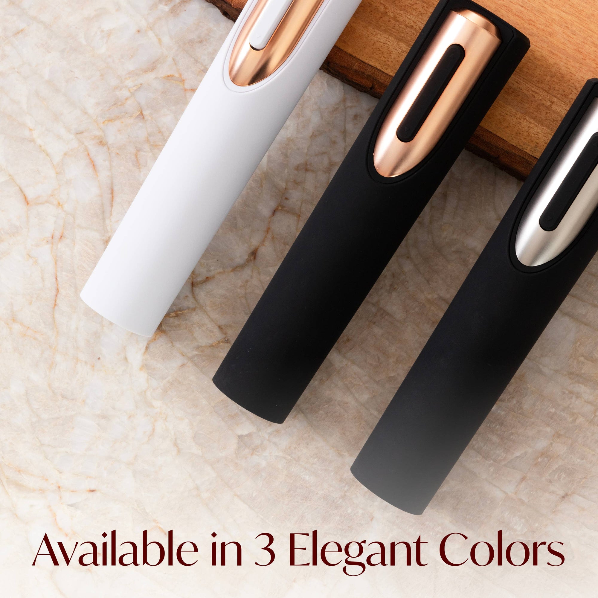 Vin Fresco - Vin Fresco Electric Wine Opener, Battery-Powered Corkscrew