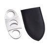 BeyBerk International - Heritage Stainless Steel Guillotine Cigar Cutter with Pouch