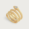 Anabel Aram Serpent Wrap Ring