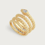 Anabel Aram Serpent Wrap Ring