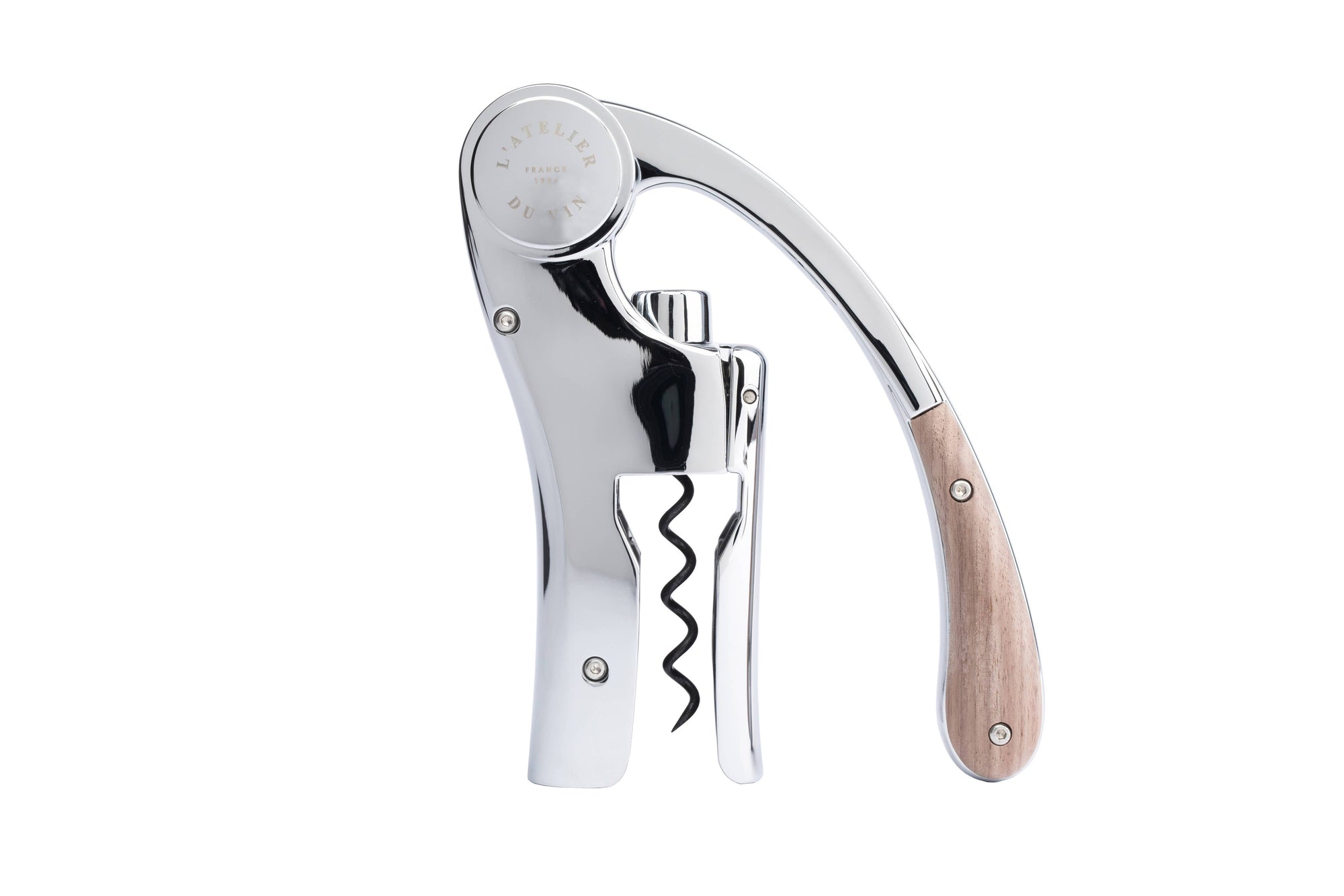 L'Atelier du Vin - USA - Lever Wine Opener - OENO MOTION WOOD & CHROME