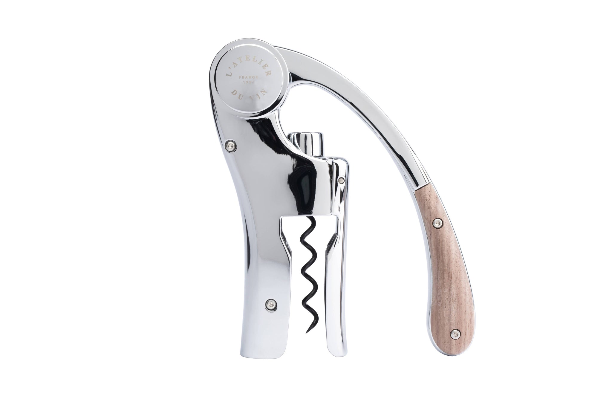 L'Atelier du Vin - USA - Lever Wine Opener - OENO MOTION WOOD & CHROME