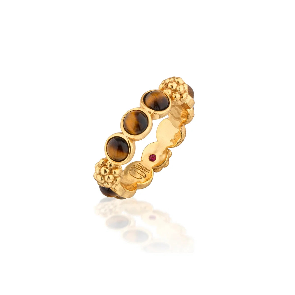 Capucine De Wulf Berry Gem Ring ~ Tiger's Eye (2 Sizes)