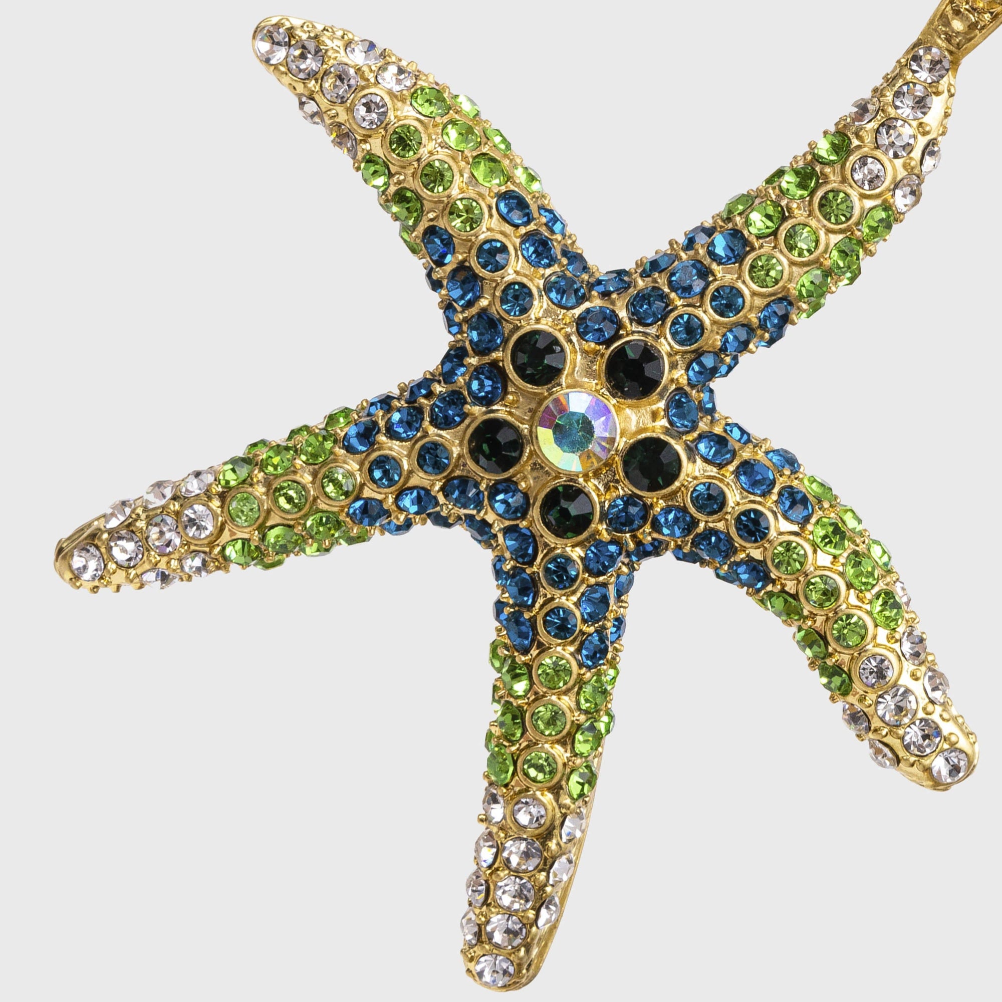 Joanna Buchanan - Starfish hanging ornament, green