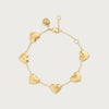 Anabel Aram Heart Station Bracelet