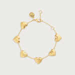Anabel Aram Heart Station Bracelet