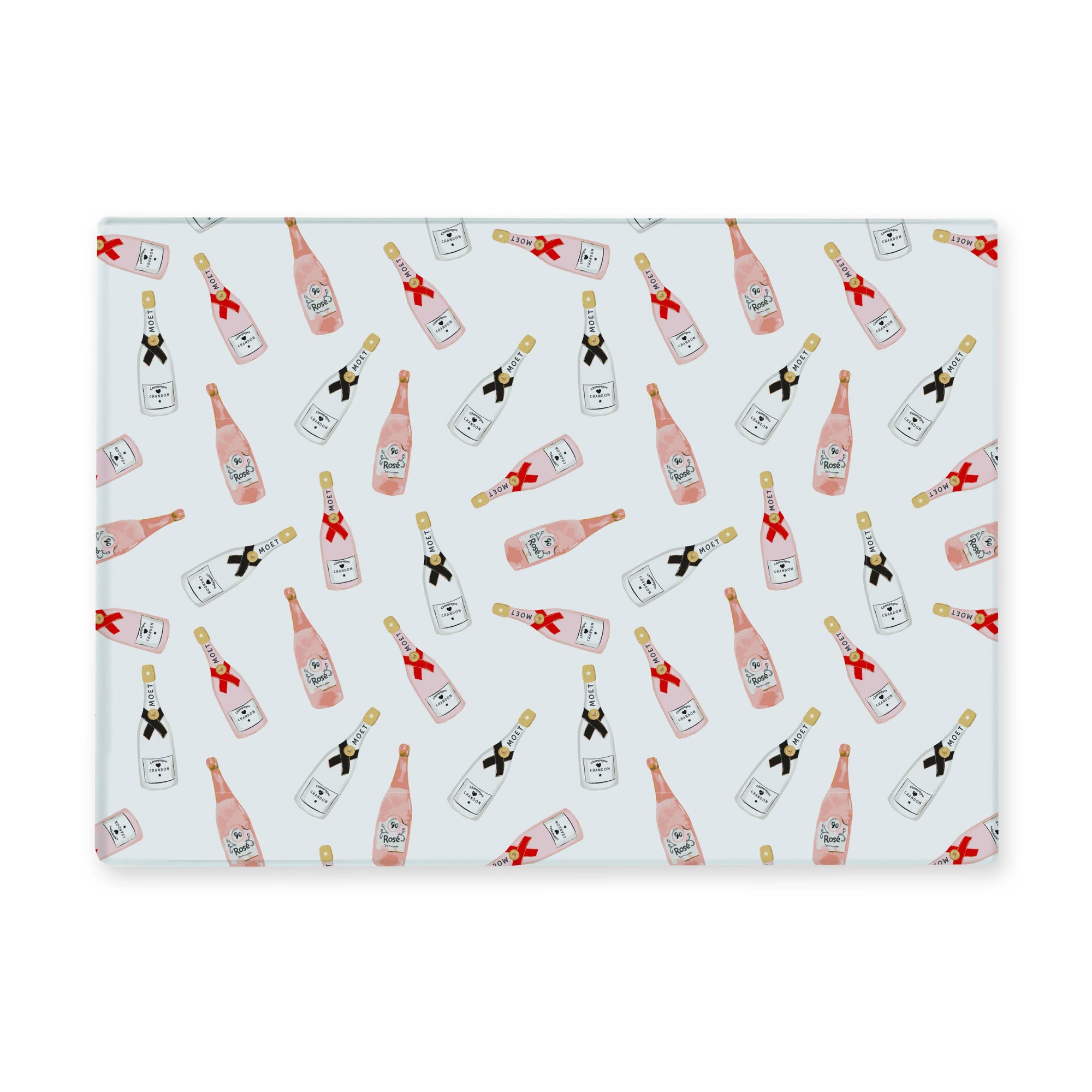 Toss Designs - Glass Cutting Board- Champagne