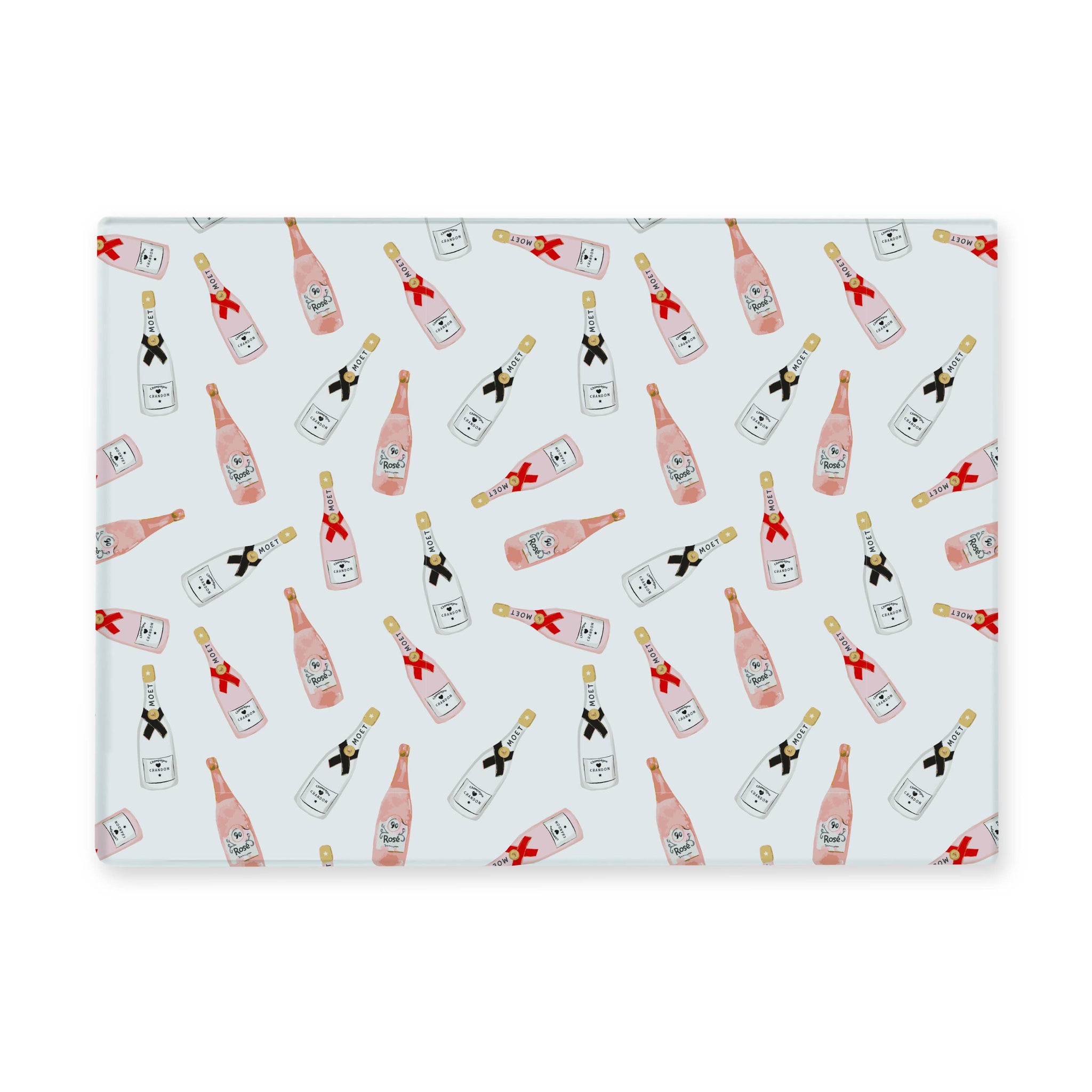 Toss Designs - Glass Cutting Board- Champagne