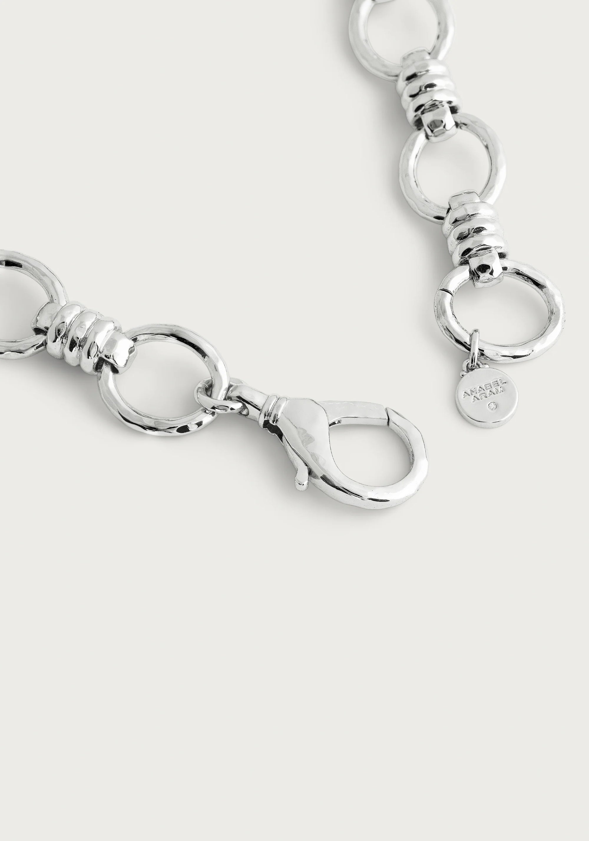 Anabel Aram Neptune Chain Necklace, Silver