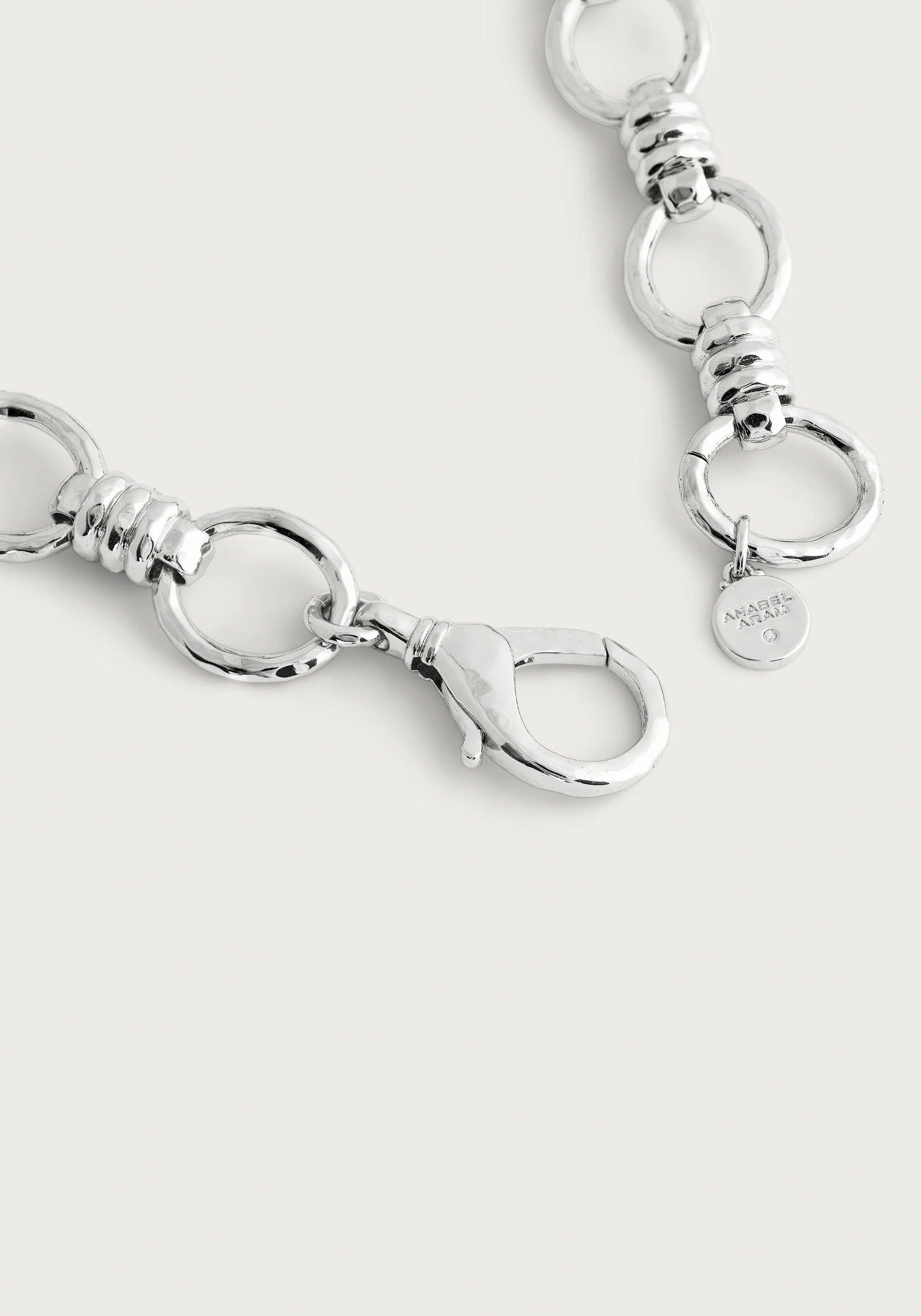 Anabel Aram Neptune Chain Necklace, Silver
