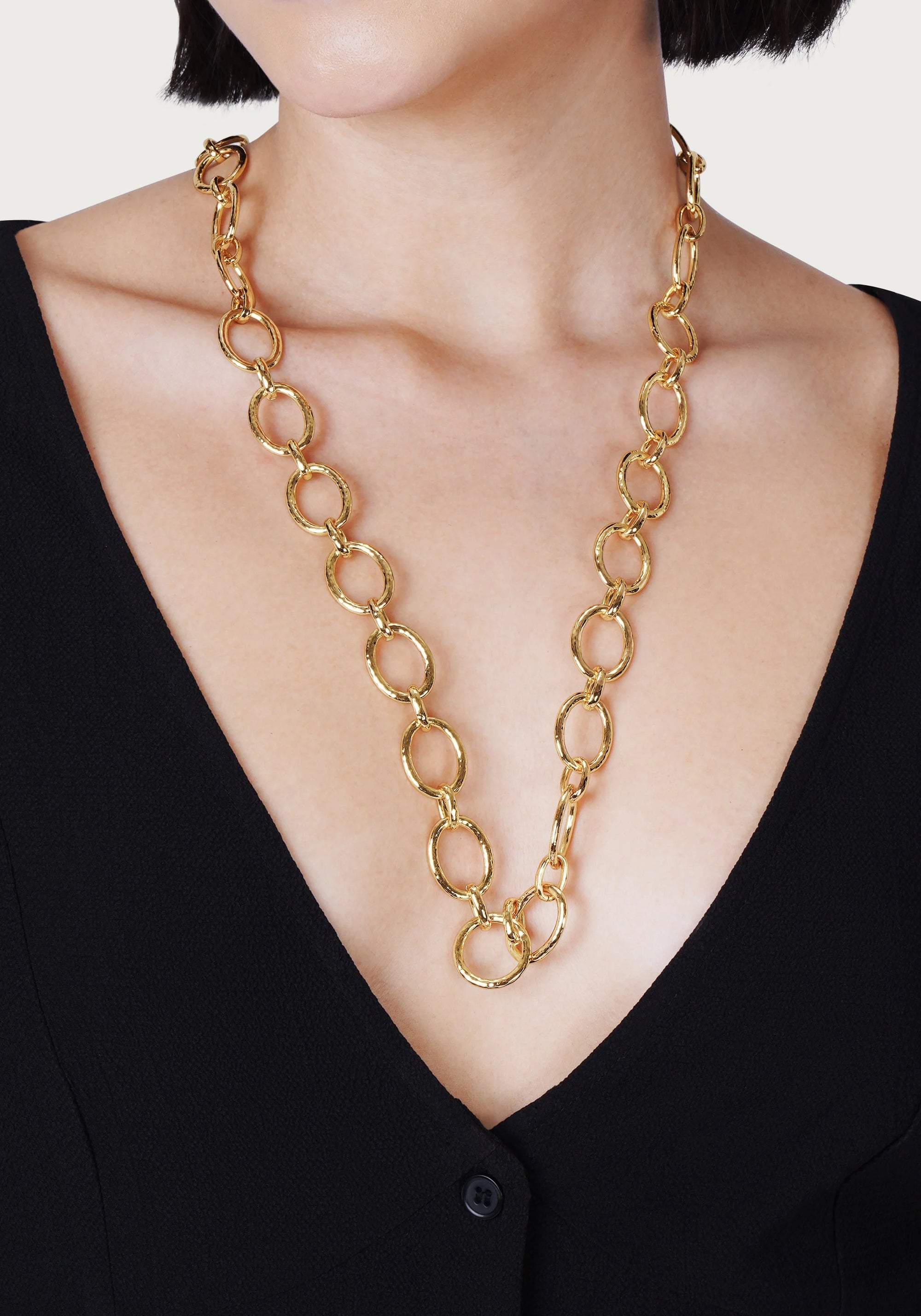 Anabel Aram Cheval Chain Necklace 30"