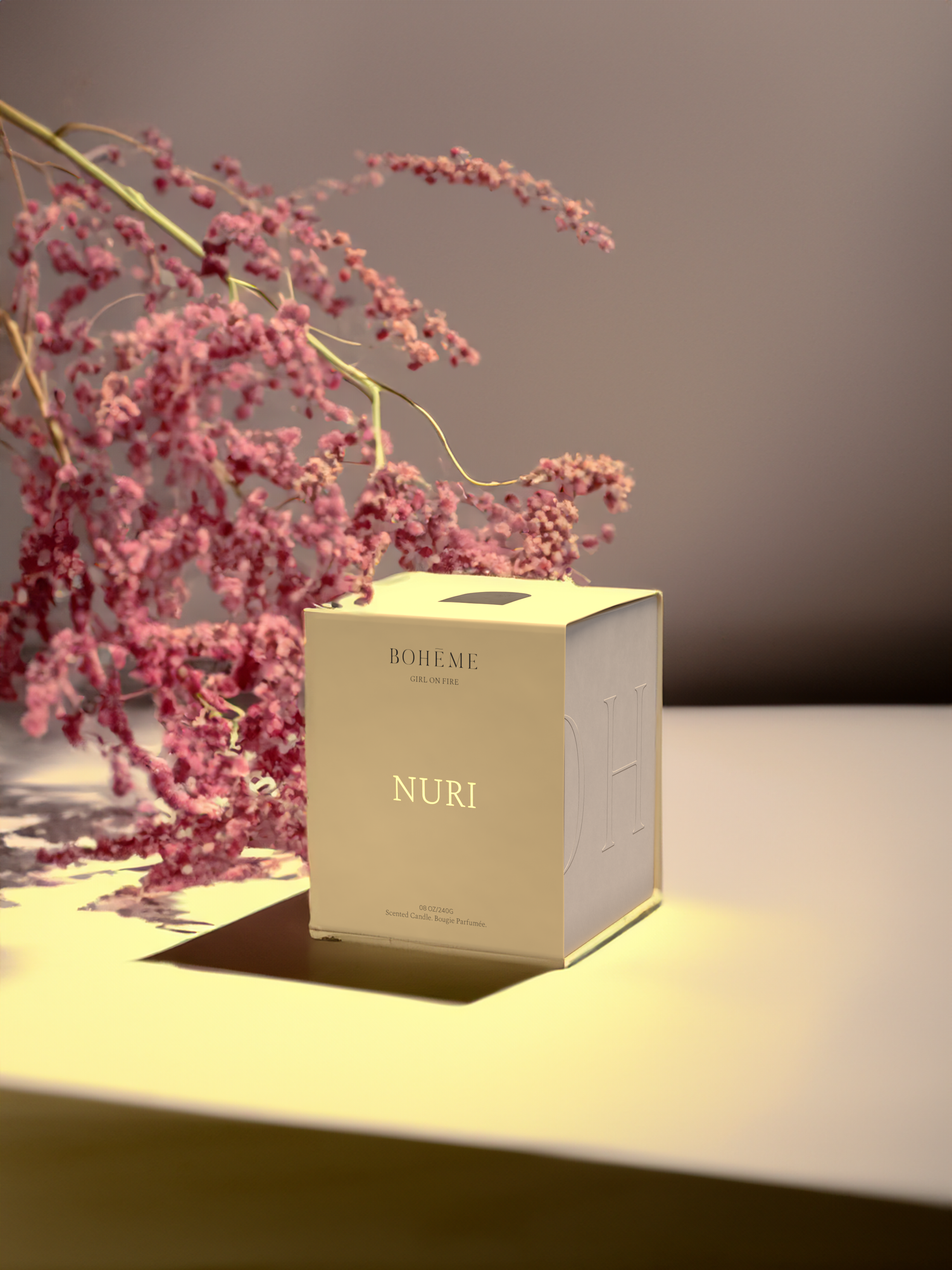 Boheme Fragrances - Nuri: Elegant Soy Blend Wax Scented Candle