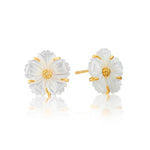 Capucine De Wulf Mermaid Garden Petite Stud Earrings - MOP