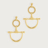 Anabel Aram Cheval Bit Drop Earrings