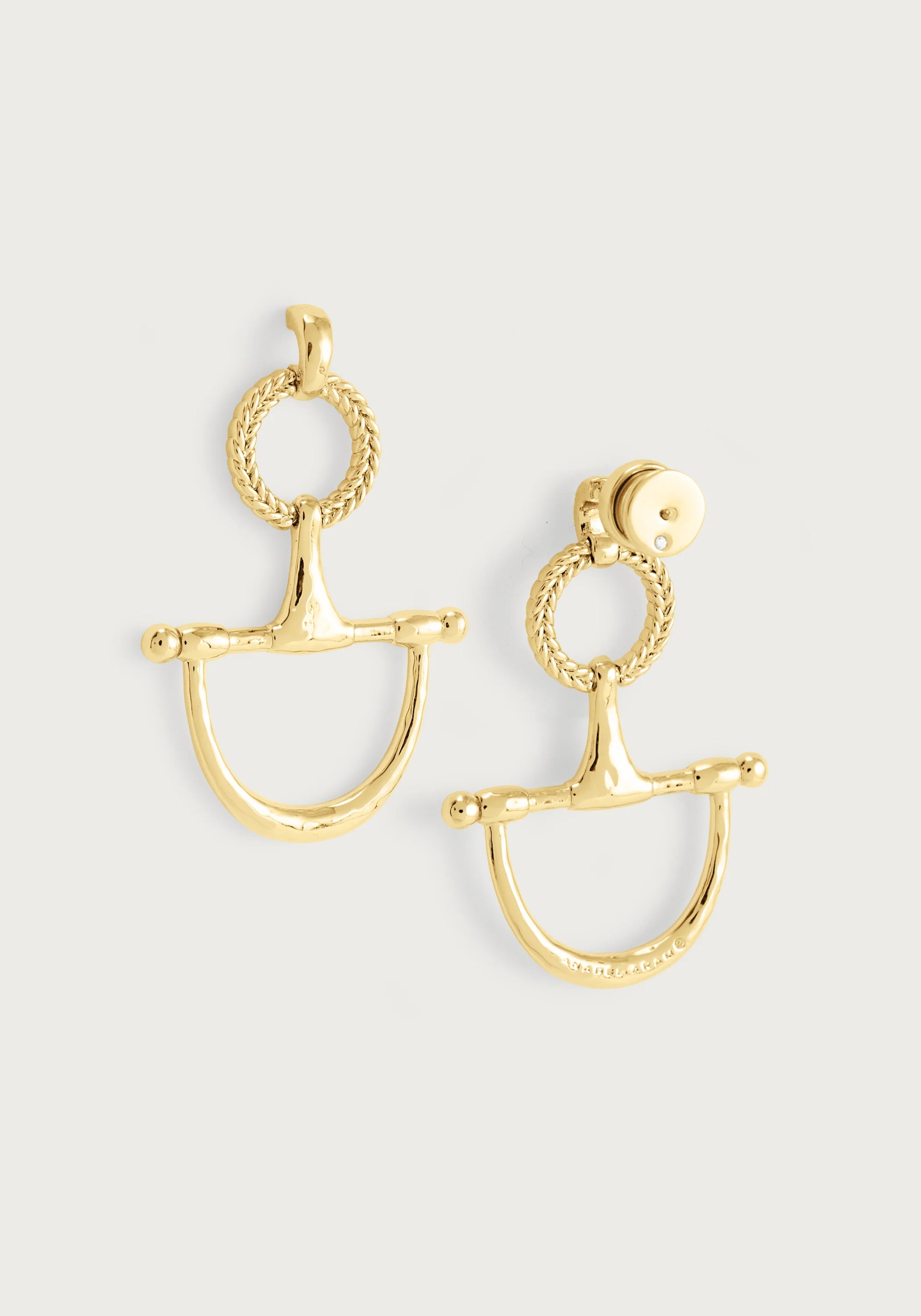 Anabel Aram Cheval Bit Drop Earrings