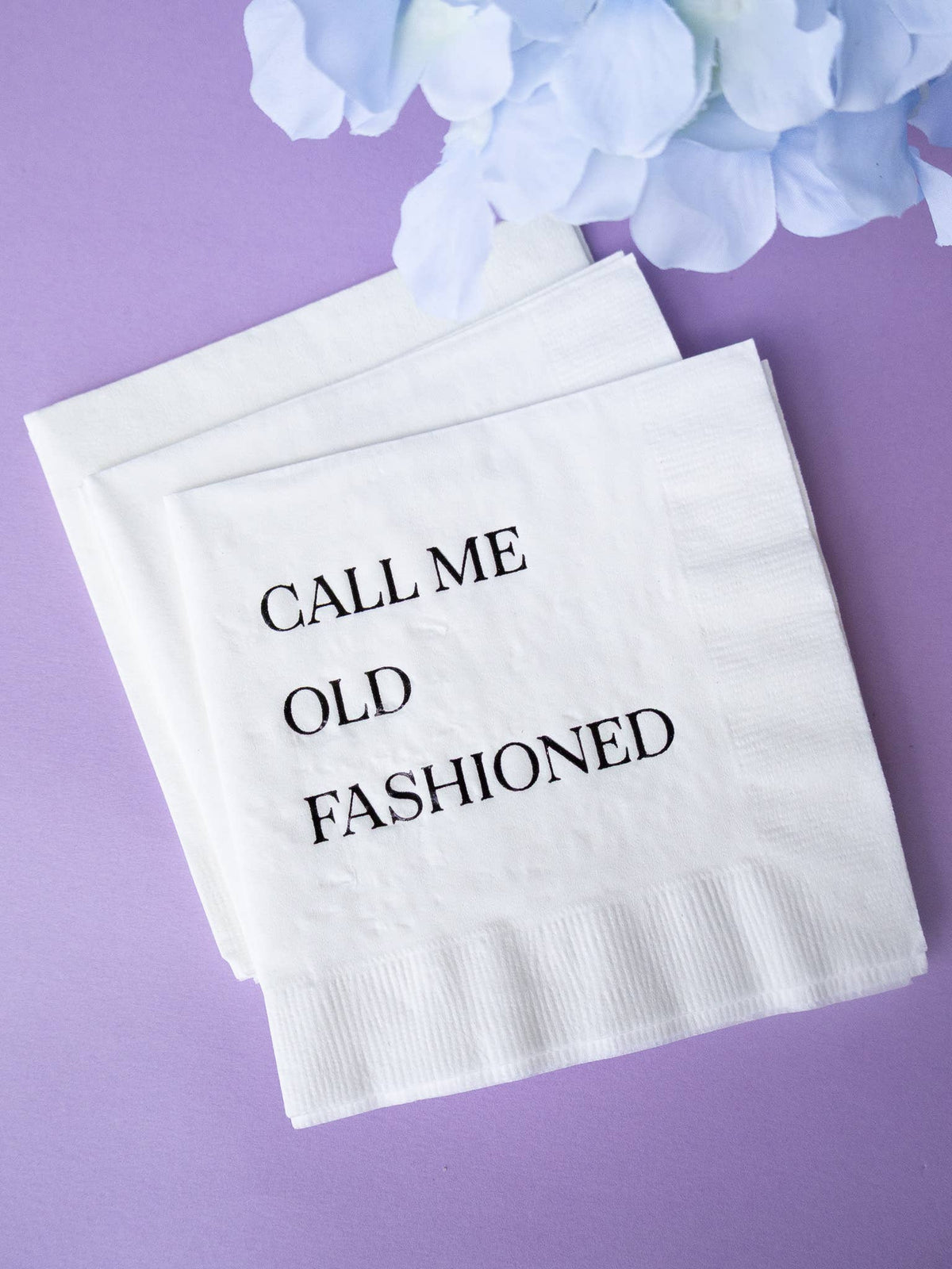 Katherine Designs & Co. - Call me Old Fashioned Cocktail Napkins, mens gift, impulse