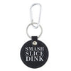 Round Leather Keychain - Dink
