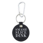 Round Leather Keychain - Dink