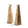 LADORADA - Burl Veneer Set Candle Holder