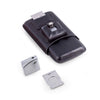 BeyBerk International - Black Leather Three Cigar Case