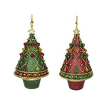 Dekorasyon Gifts  Decor - 4" Ornate Fleur De Lis Ornament
