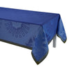 Le Jacquard Francais Jardin D'Orient Blue Tablecloth 69" X 69"