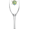 Sea Turtle Jeweled Champagne Flute